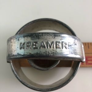 Vintage Kreamer Donut Cookie Cutter Antique Baking Tool Bagels